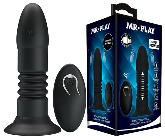 MR PLAY REMOTE CONTROL VIBRATING ANAL PLUG