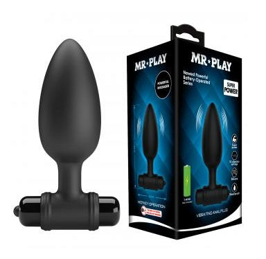 MR PLAY VIBRATING ANAL PLUG