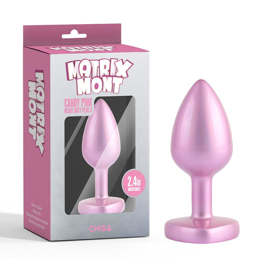 MATRIX MONT CANDY PINK HEART BUTT PLUG