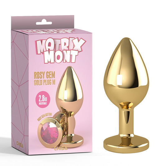 ROSY GEM GOLD PLUG M