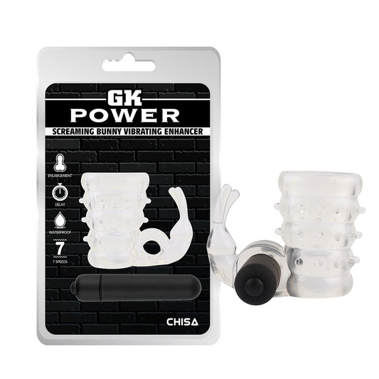 GK POWER SCREAMING BUNNY VIBRATING ENHANCER