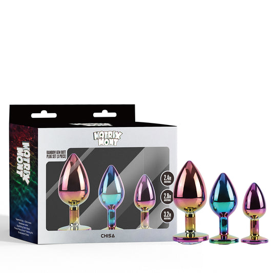 MATRIX MONT RAINBOW GEM BUTT PLUG SET