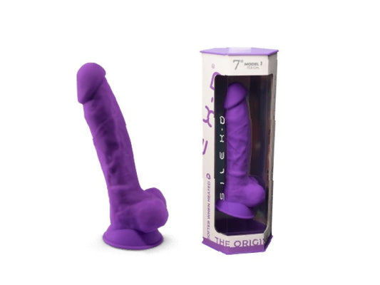 SILEXD MODEL 1 7 INCH DOUBLE DENSITY DILDO