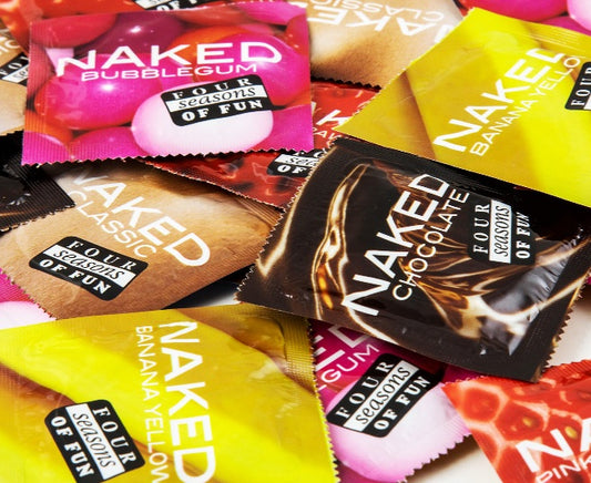 ASSORTED GIVEAWAY CONDOMS