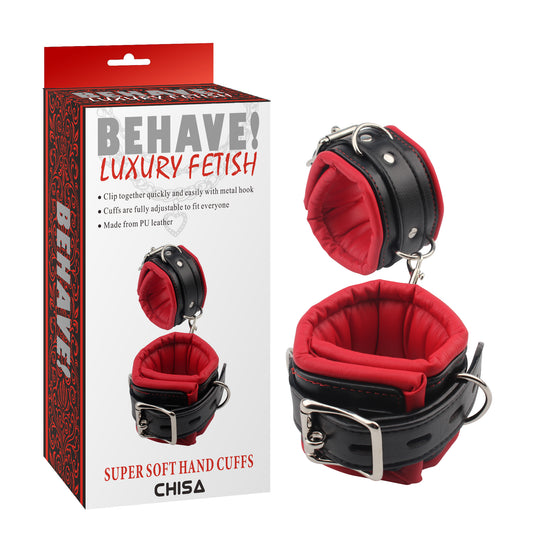 BEHAVE SUPER SOFT HAND CUFFS