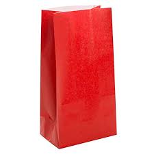 Red Paper Bags Box